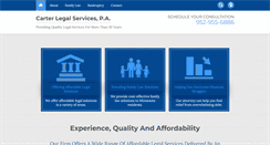 Desktop Screenshot of carterlegal.net
